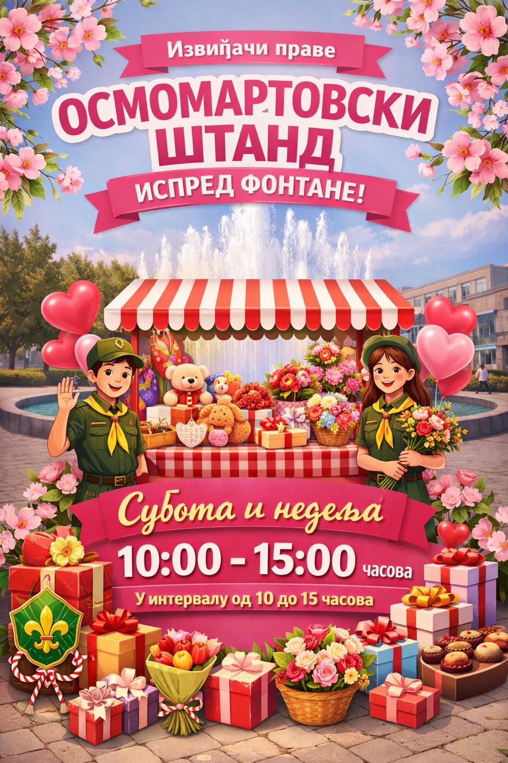 Осмомартовски штанд извиђача