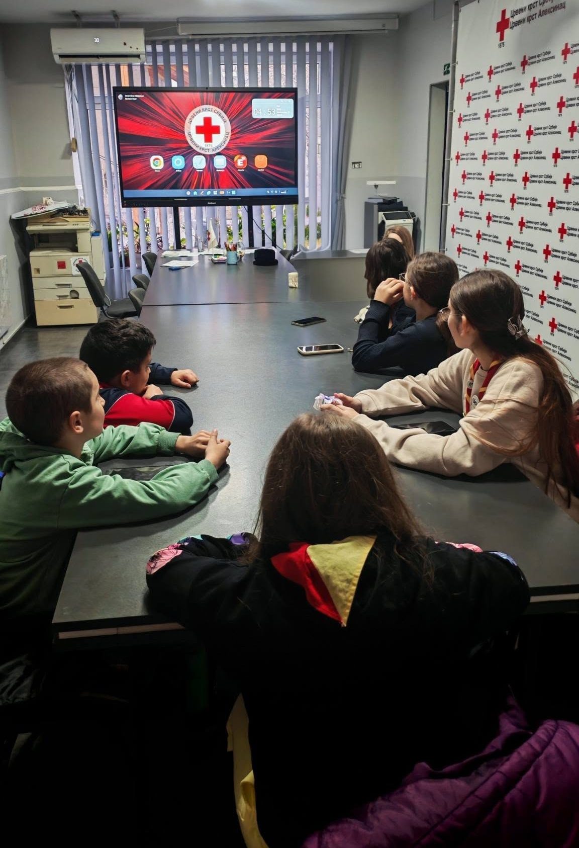 Вождовци на обуци Црвеног крста